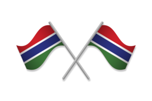Gambia Flag Emblem Vector Free flag