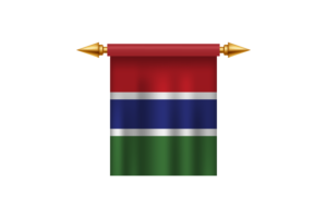 Gambia Royal Emblem flag