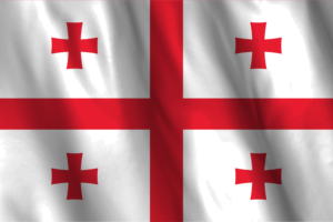 National Flag of Georgia flag