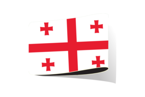 Georgia Flag Illustration Clipart flag
