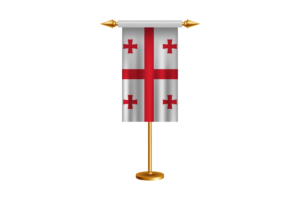 Georgia Ceremonial Flag Vector Free flag