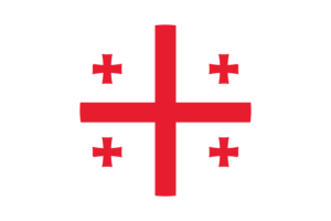 Georgia Flag Circle Vector Free flag