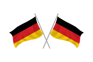 Germany Waving Friendship Flag flag