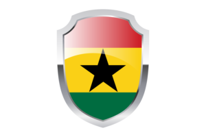 Ghana Shield Logo flag