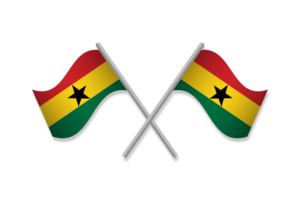 Ghana Flag Emblem Vector Free flag