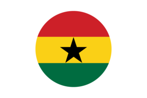Ghana Flag Circle Vector Free flag