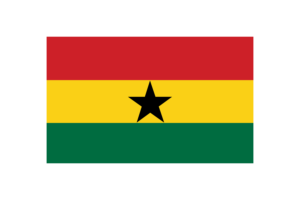 Ghana Flag Triangle Vector Illustration flag