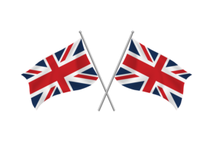 United Kingdom Waving Friendship Flag flag