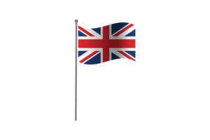 Waving Flag of United Kingdom flag