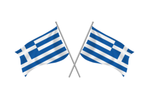Greece Waving Friendship Flag flag