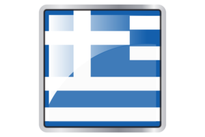 Greece Flag Square icon flag