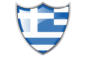 Shield with Flag of Greece flag