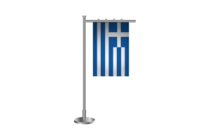 3d Greece Standing Flag flag