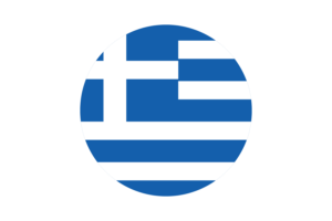 Greece Flag Circle Vector Free flag