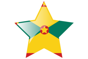 Grenada Flag Star Icon flag