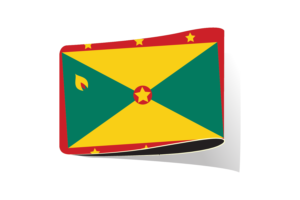 Grenada Flag Illustration Clipart flag