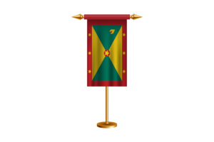 Grenada Ceremonial Flag Vector Free flag