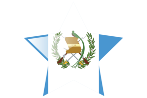 Guatemala Flag Star Icon flag