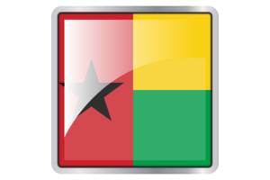 Guinea-Bissau Flag Square icon flag