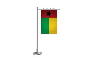 3d Guinea-Bissau Standing Flag flag