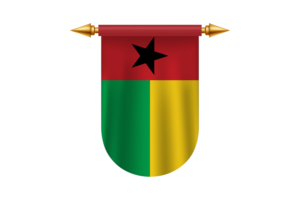 Guinea-Bissau Flag Emblem Vector Images flag