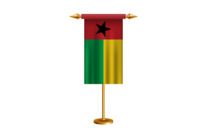 Guinea-Bissau Ceremonial Flag Vector Free flag