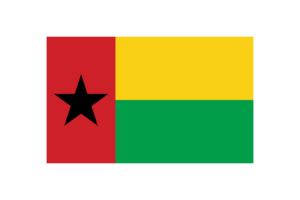 Guinea-Bissau Flag Triangle Vector Illustration flag