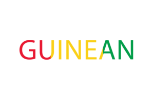 Guinea Text Art flag