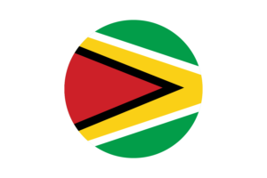 Guyana Flag Circle Vector Free flag