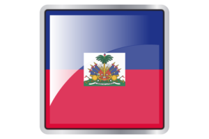 Haiti Flag Square icon flag