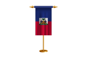 Haiti Ceremonial Flag Vector Free flag