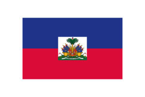 Haiti Flag Triangle Vector Illustration flag