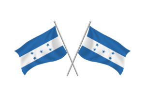 Honduras Waving Friendship Flag flag
