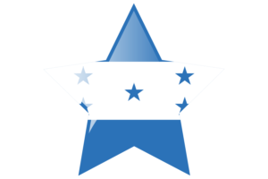 Honduras Flag Star Icon flag