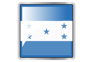 Honduras Flag Square icon flag