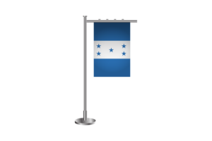 3d Honduras Standing Flag flag