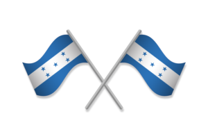 Honduras Flag Emblem Vector Free flag