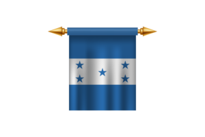 Honduras Royal Emblem flag