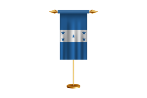 Honduras Ceremonial Flag Vector Free flag