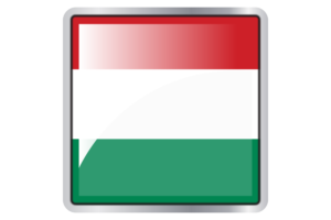 Hungary Flag Square icon flag
