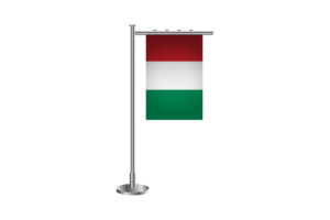 3d Hungary Standing Flag flag