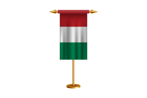 Hungary Ceremonial Flag Vector Free flag