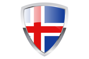 Iceland Shield Flag flag