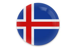 Iceland Flag Vector Art flag