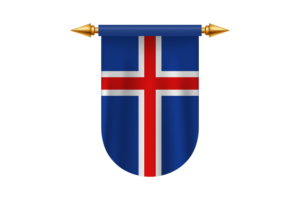 Iceland Flag Emblem Vector Images flag
