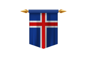 Emblem of the Iceland flag
