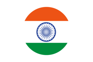 India Flag Circle Vector Free flag
