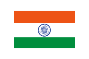 India Flag Triangle Vector Illustration flag