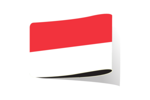 Indonesia Flag Illustration Clipart flag