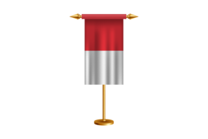 Indonesia Ceremonial Flag Vector Free flag